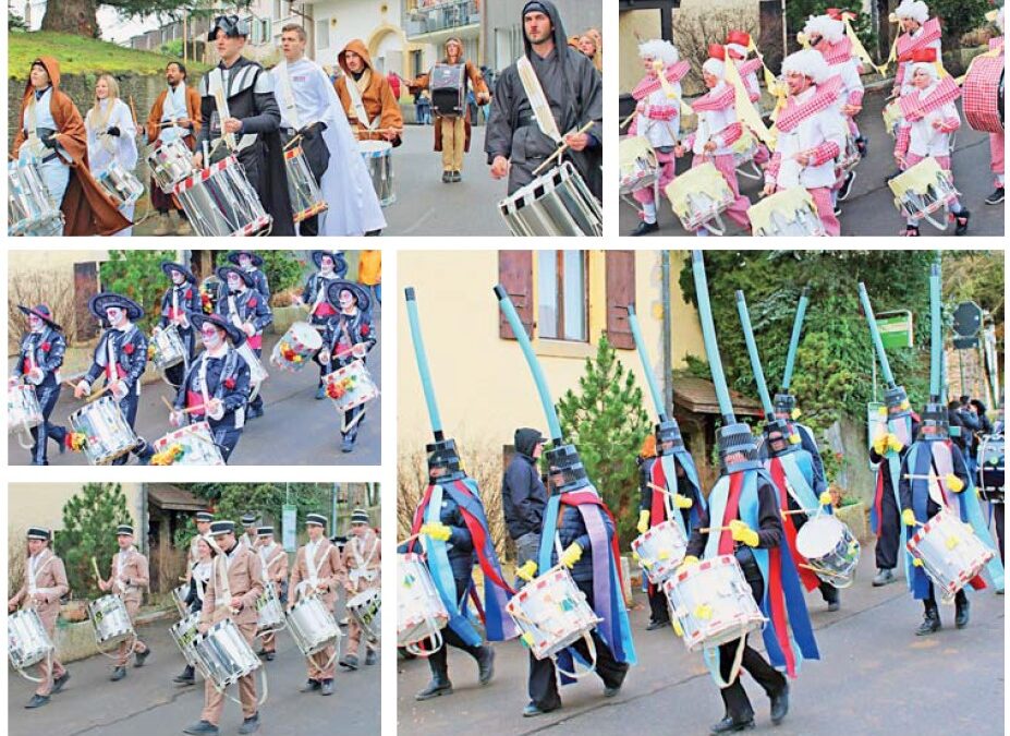Chevilly, tambours concours et humour